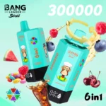 Bang Leader Stoll 300000 Puffs Vape – 6-in-1フレーバーシステム 超高容量 メッシュコイルType-C充電OEM/ODM対応 - 画像 (3)