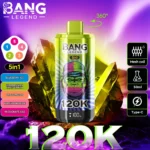 Bang Legend 120000 Puffs 5 in 1 Flavors – 究極の体験を提供する使い捨て電子タバコ - 画像 (2)