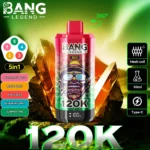 Bang Legend 120000 Puffs 5 in 1 Flavors – 究極の体験を提供する使い捨て電子タバコ - 画像 (9)